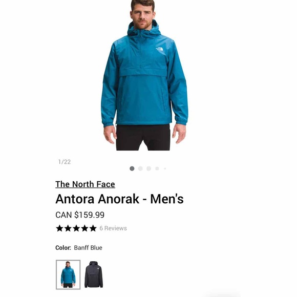 North Face Antora Anorak NWT - Picture 5 of 12